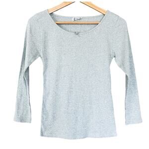 Free People Intimately Downtime Top Pajama Lounge Grey Size Medium NEW